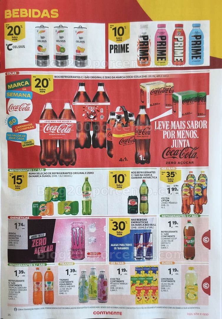 Antevisão Folheto CONTINENTE Promoções de 7 a 13 julho
